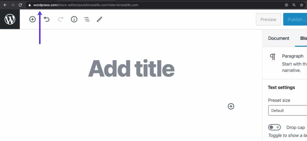 WordPress.com文章编辑器